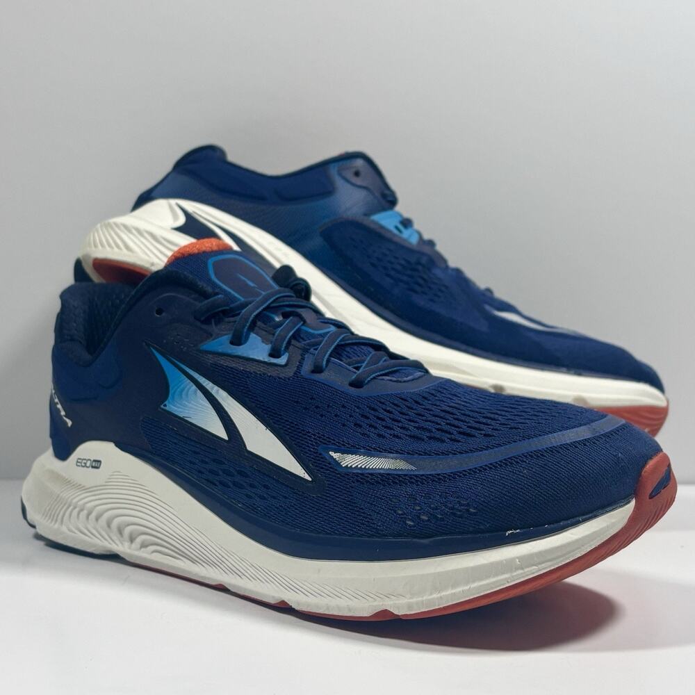 Altra Paradigm 6 EGO Max Men’s Size 10 Estate Blue Orange AL0A5471424 Zero Drop